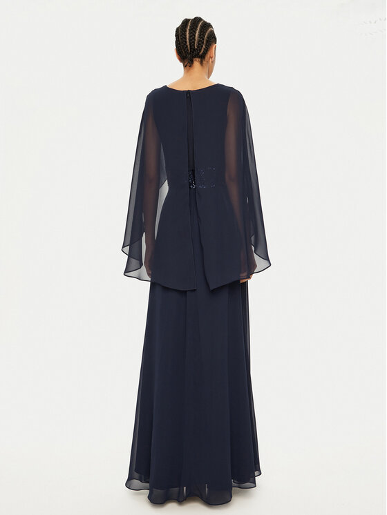 Swing Swing Abendkleid 5AI10300 Dunkelblau Regular Fit