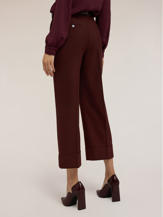 Motivi Motivi Pantaloni di tessuto P044Q004242N022 Marrone Regular Fit