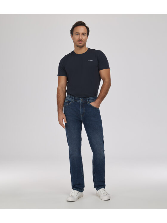 Lee Cooper Lee Cooper Jeansy JEANS M HARRY 0650 DARK USED Niebieski Straight Fit