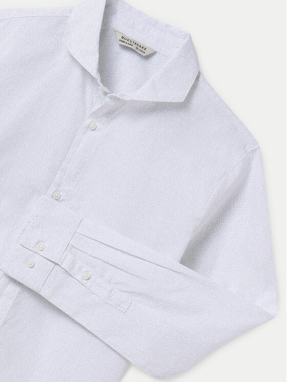 Mayoral Mayoral Camicia 6142 Bianco Regular Fit