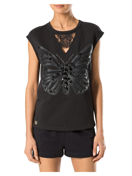 PHILIPP PLEIN PHILIPP PLEIN Felpa 30769 Nero Regular Fit