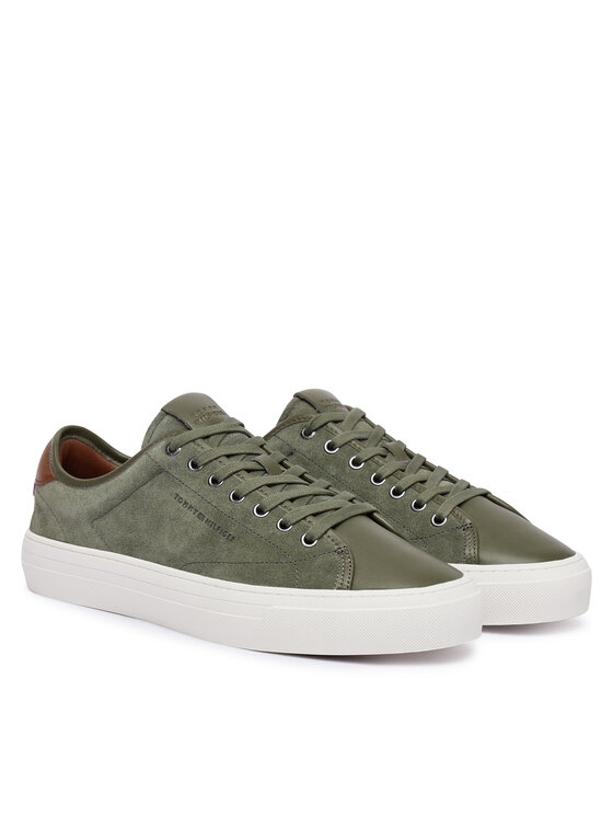 Tommy Hilfiger Tommy Hilfiger Сникърси Dress Casual Mix FM0FM05993 Каки