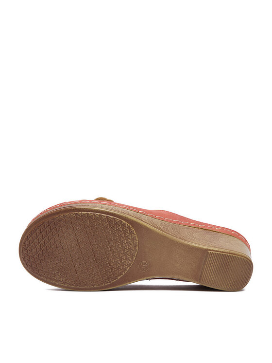 Clara Barson Clara Barson Klapki WYL05010-29 Czerwony jasny