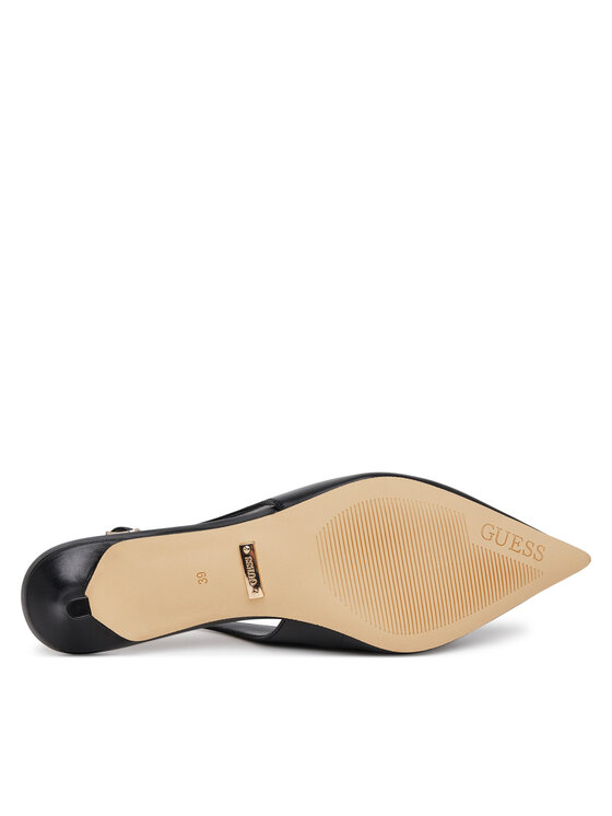 Guess Guess Sandały FLTJES LEA05 Czarny