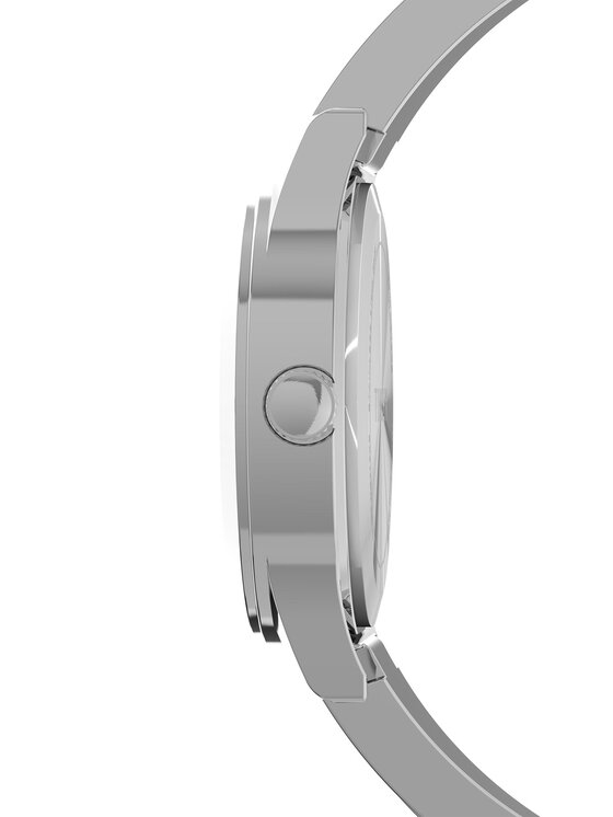 Timex Timex Zegarek Main Street TW2Y39400 Srebrny