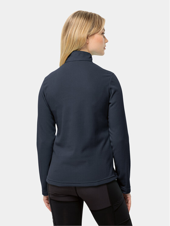 Jack Wolfskin Jack Wolfskin Fliso džemperis Taunus Hz 1709532 Tamsiai mėlyna Regular Fit