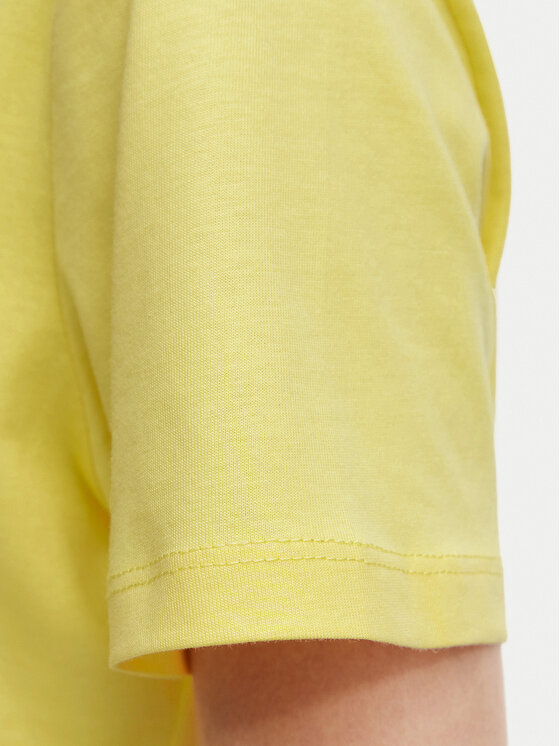 Beverly Hills Polo Club Beverly Hills Polo Club T-Shirt P-SS26W-TS5165188 Κίτρινο Regular Fit