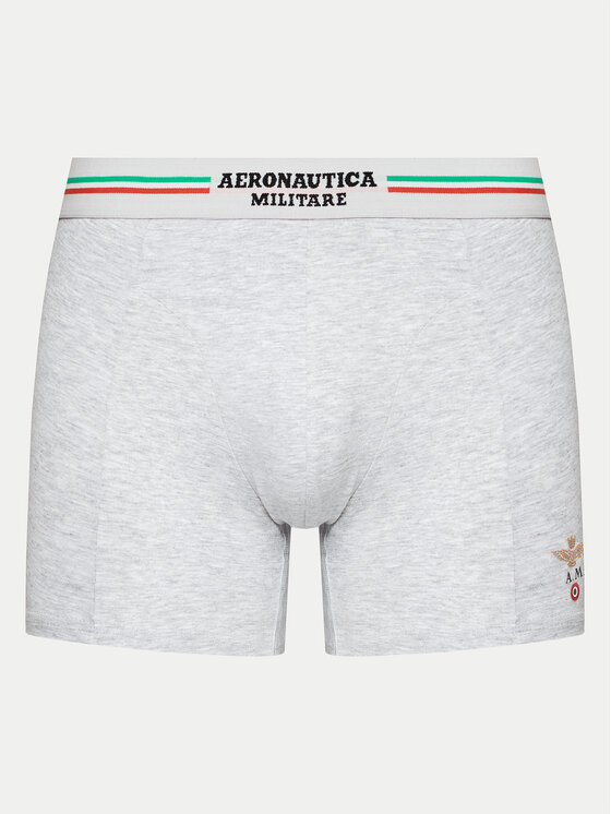 Aeronautica Militare Aeronautica Militare 2er-Set Boxershorts AM1UBX002 Grau
