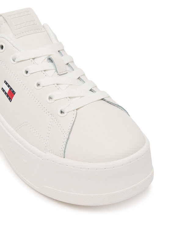 Tommy Jeans Tommy Jeans Sneakers Tjw Script Cupsole Flatform EN0EN02961 Bianco