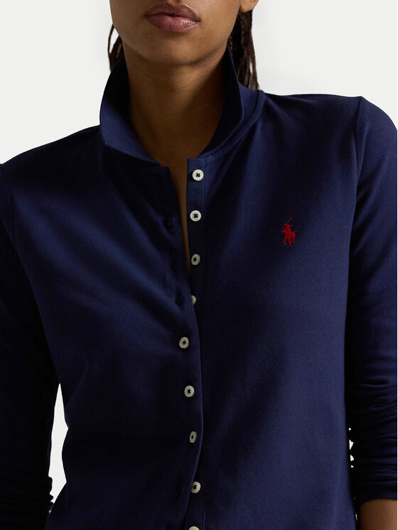 Polo Ralph Lauren Polo Ralph Lauren Koszula 211941176003 Granatowy Slim Fit