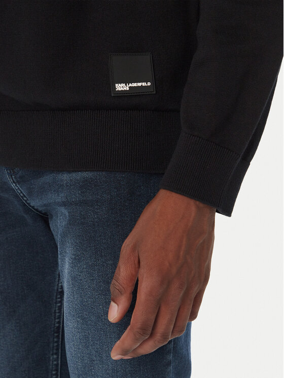 Karl Lagerfeld Jeans Karl Lagerfeld Jeans Rolák B3M18001 Čierna Regular Fit