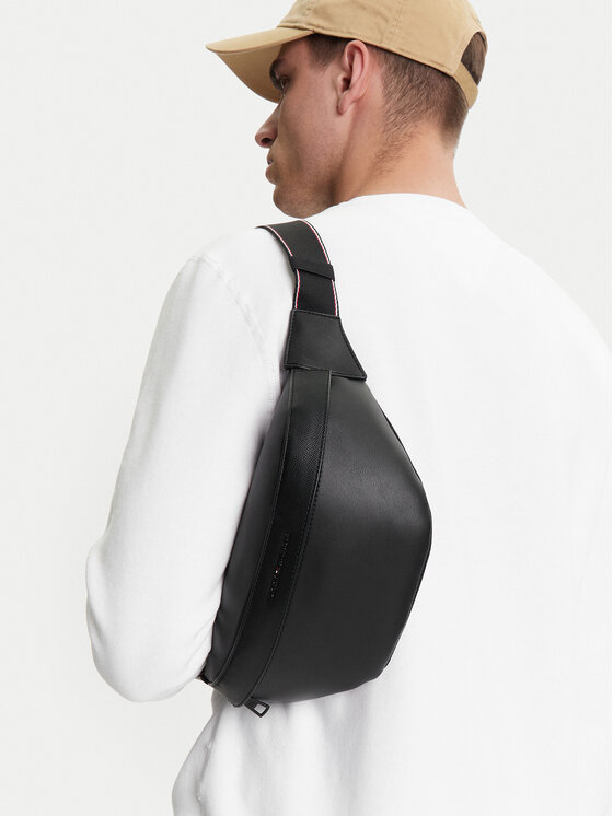 Tommy Hilfiger Tommy Hilfiger Rankinė ant juosmens Th Corp Bumbag AM0AM13226 Juoda