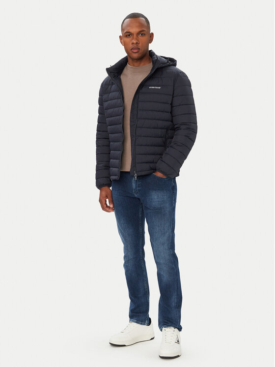 Guess Jeans Guess Jeans Übergangsjacke M6YL06 W2646 Dunkelblau Regular Fit