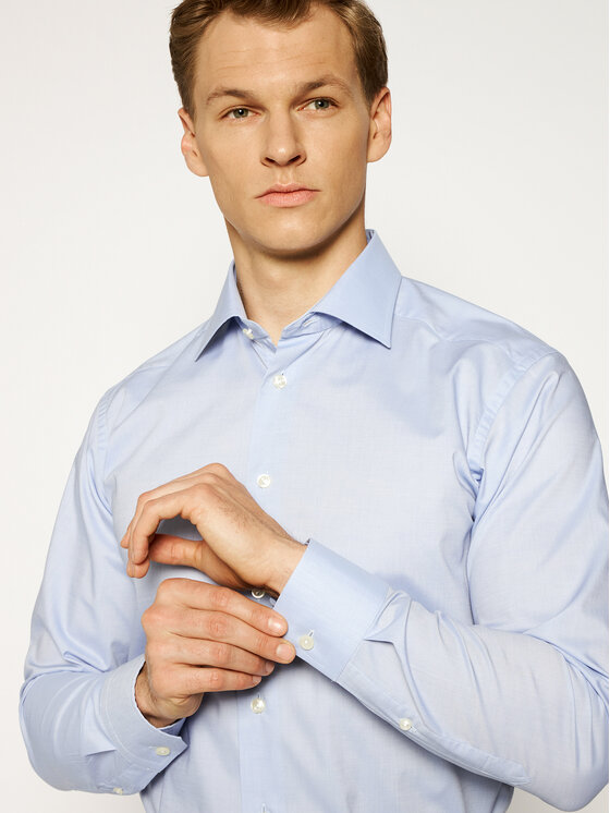 Eton Eton Marškiniai 354879511 Mėlyna Slim Fit