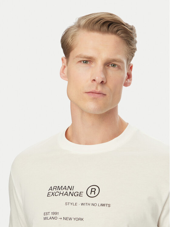Armani Exchange Armani Exchange Tričko XM002490 AF10358 U0009 Biela Regular Fit