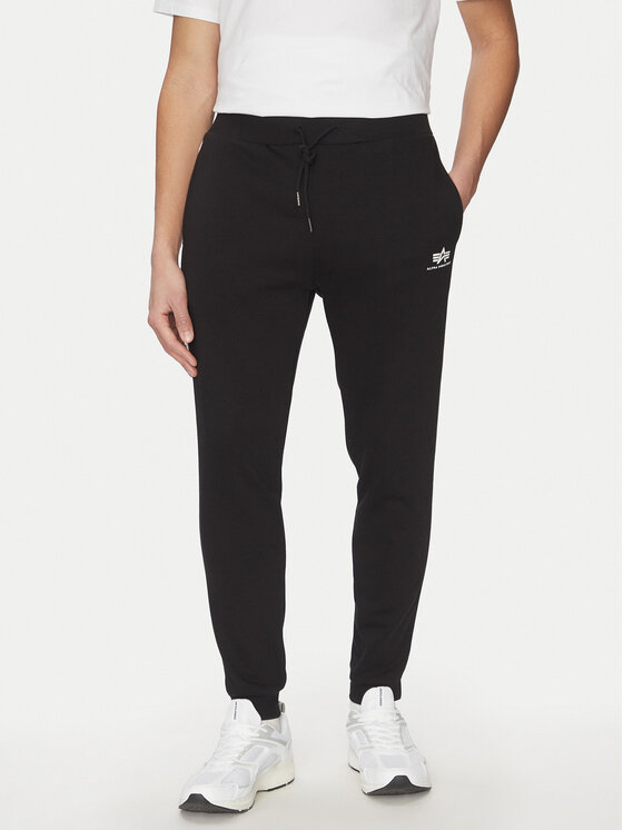 Alpha Industries Teplákové nohavice Small Logo 156374 Čierna Regular Fit