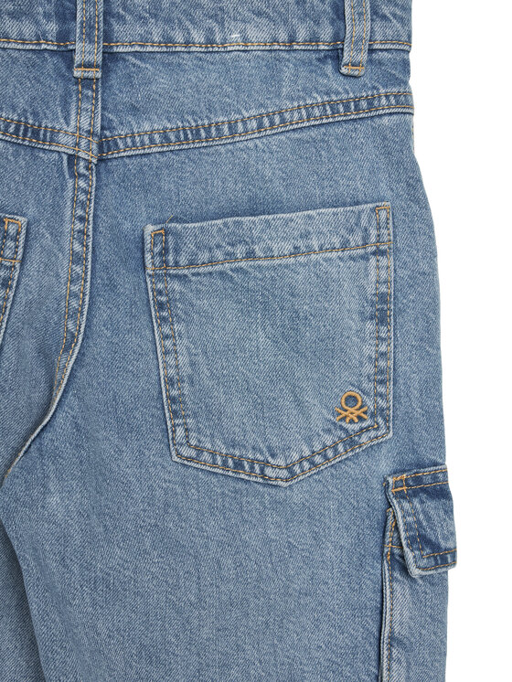 United Colors Of Benetton United Colors Of Benetton Jeansy 4R76CE041 Niebieski Straight Fit