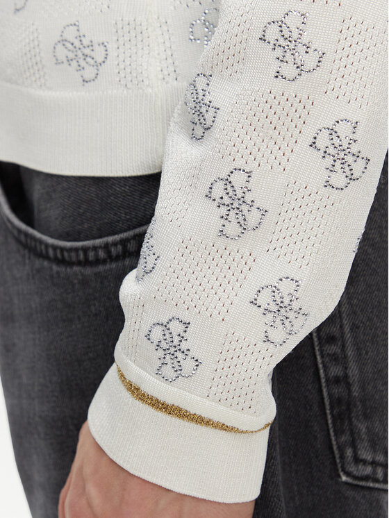 Guess Guess Пуловер W5GR07 Z3D60 Бежов Regular Fit
