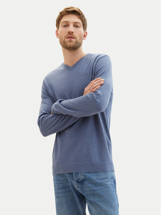 Tom Tailor Tom Tailor Pulover 1038427 Albastru Regular Fit