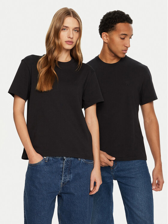 AMI Paris AMI Paris T-särk UTS027.726 Must Regular Fit