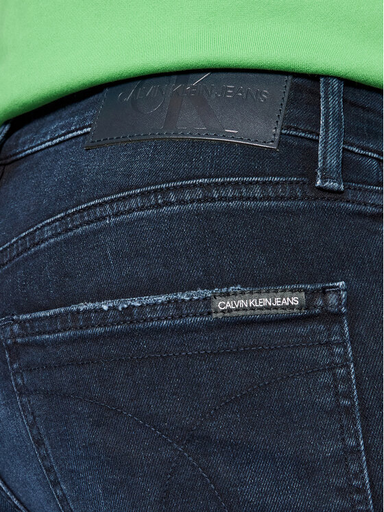 Calvin Klein Jeans Calvin Klein Jeans Jeans hlače J30J314625 Mornarsko modra Skinny Fit