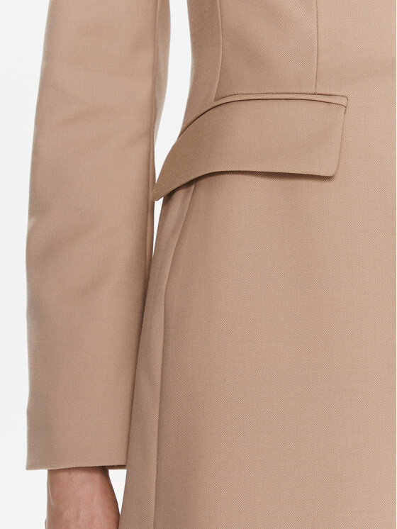 IVY OAK IVY OAK Marynarka IO119086 Beżowy Regular Fit