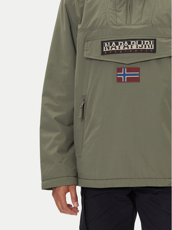 Napapijri Napapijri Anorak Rainforest Pocket 2 NP0A4GMD Zelena Regular Fit