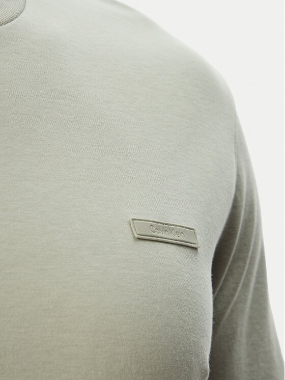 Calvin Klein Calvin Klein T-krekls LV04LG222G Haki Slim Fit