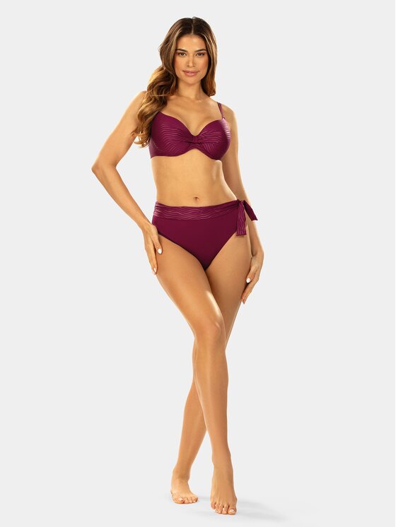 Feba Feba Bikini pezzo sopra FG10 Bordeaux
