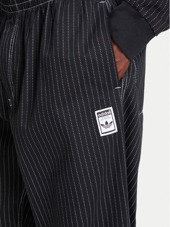 adidas adidas Donji dio trenerke Wabash JP4489 Crna Loose Fit