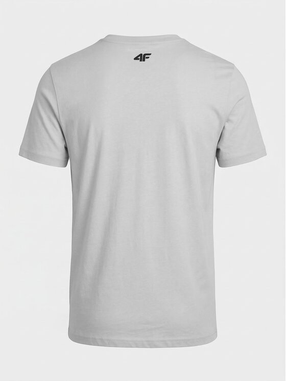 4F 4F T-Shirt Z-TTSHM3948-3-P Bordowy Regular Fit