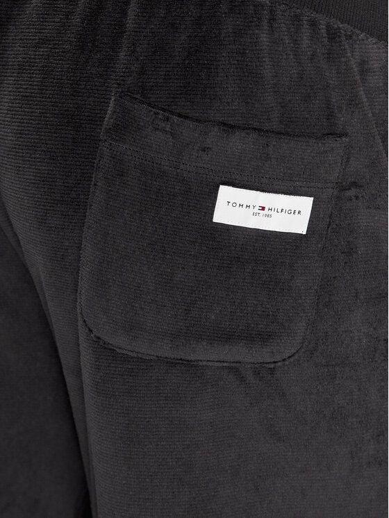 Tommy Hilfiger Tommy Hilfiger Долнище анцуг UM0UM03014 Черен Regular Fit
