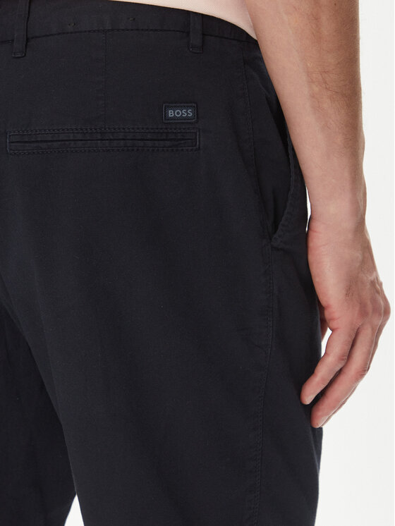BOSS BOSS Kratke hlače iz tkanine H-Slice 50540743 Mornarsko modra Regular Fit
