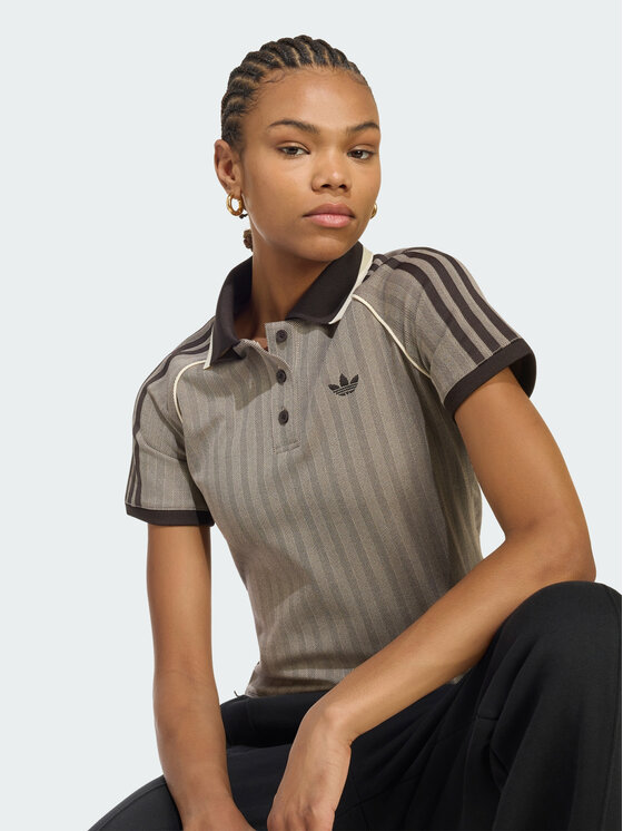 adidas adidas Polo 168116 Brązowy