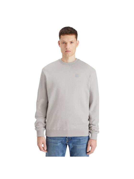 Scotch & Soda Scotch & Soda Sweter 27412 Szary Casual Fit