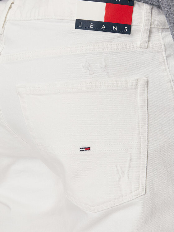 Tommy Jeans Tommy Jeans Blugi Ryan DM0DM18761 Alb Straight Fit