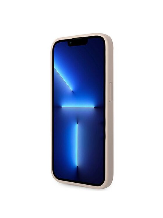Guess Guess Etui na telefon 4G Saffiano Różowe złocenie