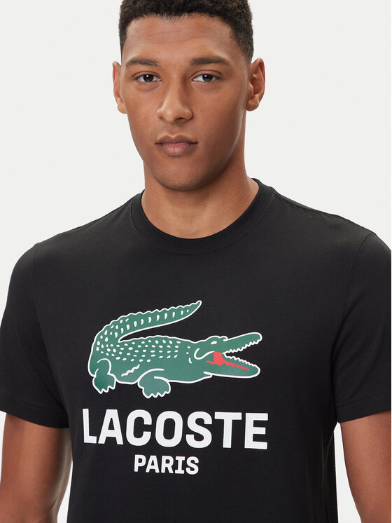 Lacoste Lacoste Majica TH5634 Črna Regular Fit