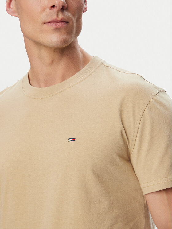 Tommy Jeans Tommy Jeans T-Shirt DM0DM22504 Beige Regular Fit