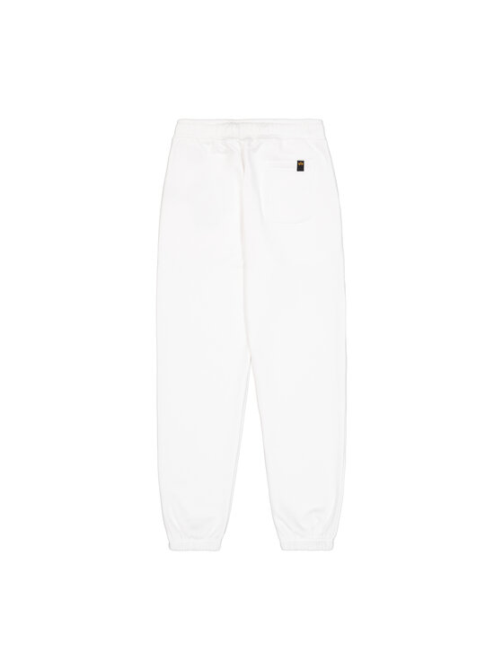 Alpha Industries Alpha Industries Jogger nohavice Basic Small Logo II Jogger Biela Regular Fit