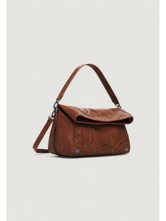 Desigual Desigual Torba BAG_EMBRO PATCH LOVERTY C Brązowy