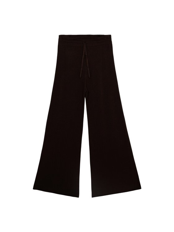 Oltre Oltre Pantaloni di tessuto P600E000059N032 Marrone Baggy Fit