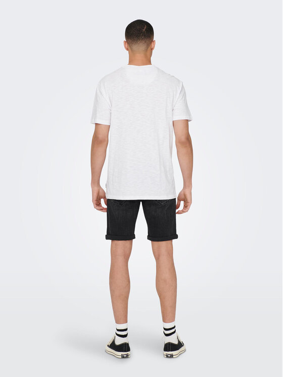 Only & Sons Only & Sons Marškinėliai 22025286 Balta Regular Fit