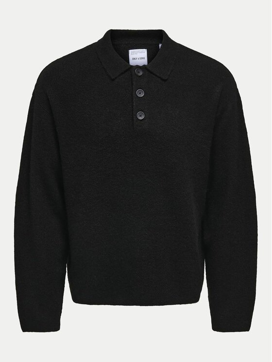 Only & Sons Only & Sons Sweter 22031550 Czarny Regular Fit