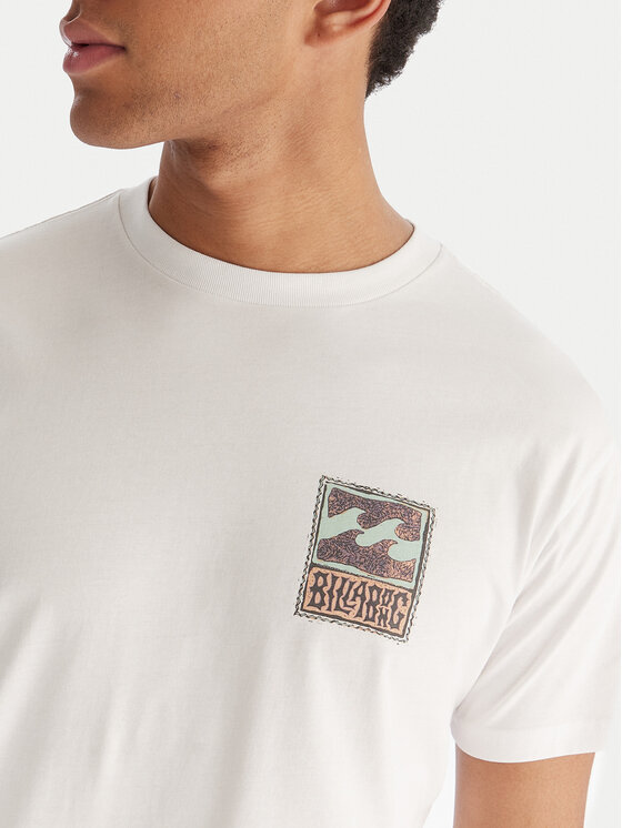 Billabong Billabong T-Shirt Stamp EBYZT00293 Λευκό Regular Fit