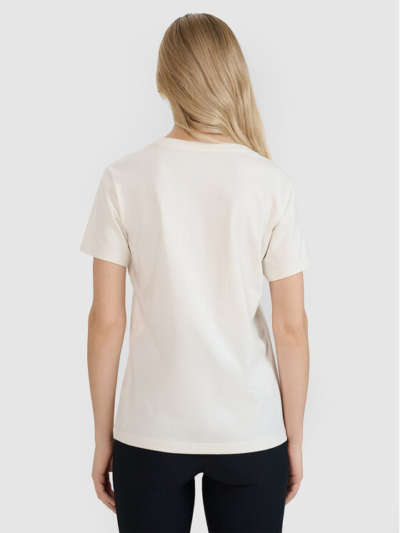 4F 4F T-Shirt MIDSHOP TEXTILE Biały Regular Fit