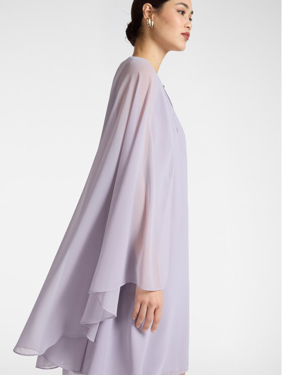 Elena Mirò Elena Mirò Sukienka codzienna 7071P000280N0B9 Fioletowy Regular Fit