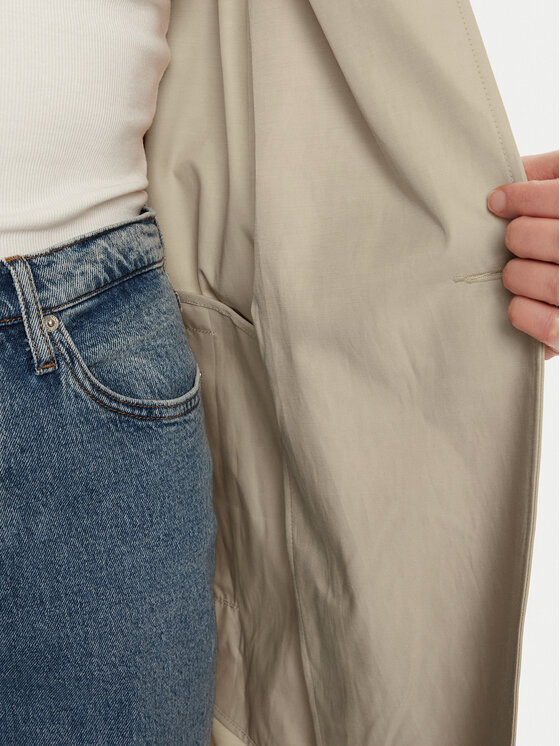 Calvin Klein Calvin Klein Trenčas 00040WL546 Smėlio Regular Fit