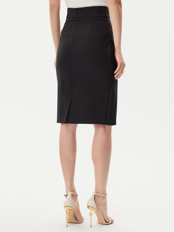 Artigli Artigli Spódnica ołówkowa ACGO000902 Czarny Slim Fit