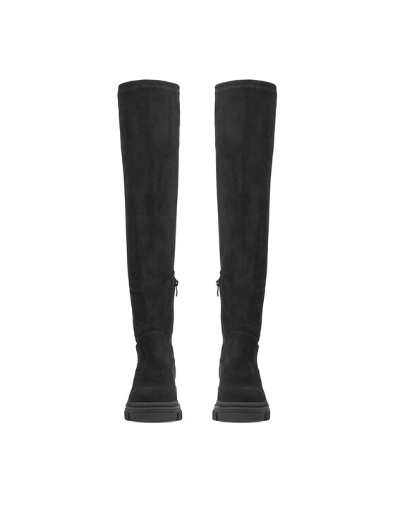 DeeZee DeeZee Μπότες πάνω από το γόνατο WS0902-01 Μαύρο